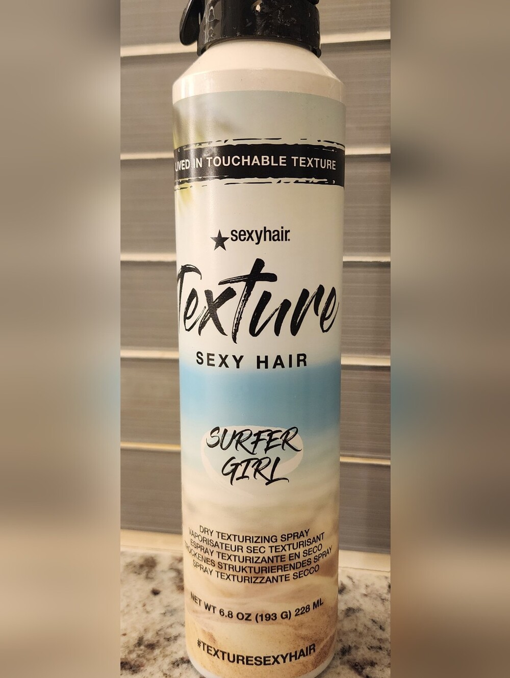 Sexy Hair Texture Surfer Girl Dry Texturizing Spray - Blue/White